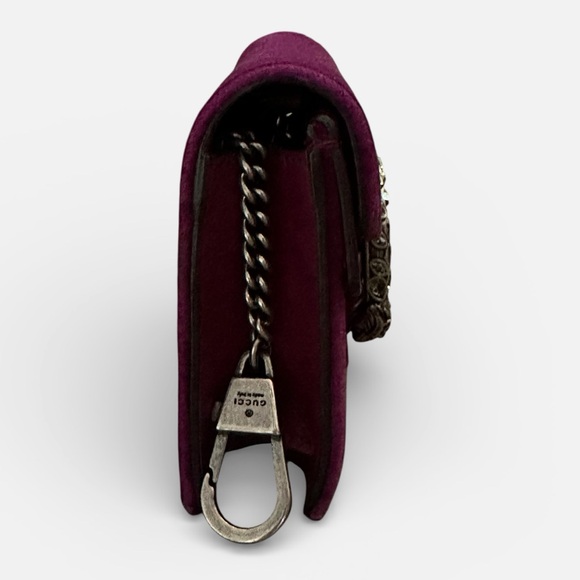 Gucci Velvet Super Mini Dionysus Shoulder Bag EUC! With Box, Dustbag, & Ribbon! - Picture 16 of 16